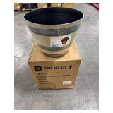 Natural Oak Resin Pots, 17.7" Dia (8 pack)