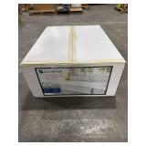 Glacier Bay 34 in. Farmhouse Sink, White