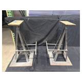 Industrial Metal Wood Stands