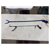Reacher Grabber Tools Pair