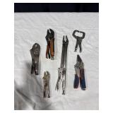 Assorted Locking Pliers Lot