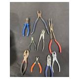 Assorted Pliers and Cutters Lot
