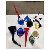 Assorted Plastic Funnels & Accessories