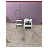 Metal and Plastic Step Stools