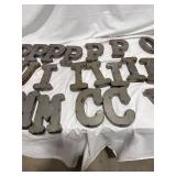 Metal Letters & Numbers Lot