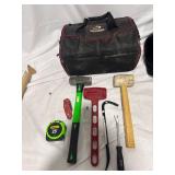 Assorted Hand Tools with Bag
