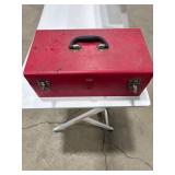 Red Metal Toolbox