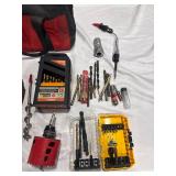 Assorted Hand Tools & Drill Bits