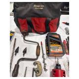 Assorted Hand Tools & Drill Bits