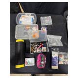 Assorted Sewing & Craft Supplies Lot