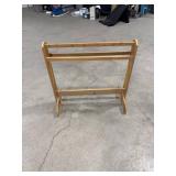 Wooden Quilt Rack