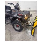 Polaris Sportsman ATV with Plow