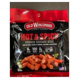 Old Wisconsin Hot & Spicy Smoked Sausage Bites (Lot of 3)