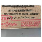 Case of 12 Heinz HomeStyle Roasted Turkey Gravy, 12 oz Jars (Best By 01/16/2024)