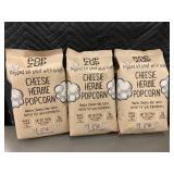 PopZup Cheese Herbie Popcorn 5oz Bags - Non-GMO, Gluten Free