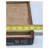 Antique Country Store Seed Advertising Display Box