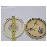 Collection of Antique ROSEVILLE Juvenile Ware Plates Bowls etc