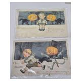 Great Estate Lot of Antique Halloween Postcards & Sheet Music