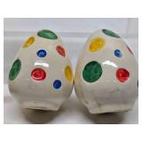 Vintage Ceramic Polka Dot Pitchers & Salt Pepper Shakers