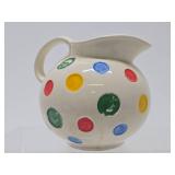 Vintage Ceramic Polka Dot Pitchers & Salt Pepper Shakers