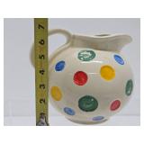 Vintage Ceramic Polka Dot Pitchers & Salt Pepper Shakers