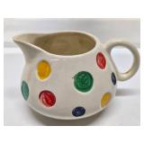 Vintage Ceramic Polka Dot Pitchers & Salt Pepper Shakers