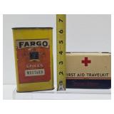 Estate Lot of Old Vintage Advertising Tins