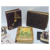 Assorted Antique Photos & 2 Victorian Photo Albums
