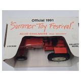 Mint in Box Vintage ALLIS CHALMERS One-Seventy Tractor - 1991 Summer Toy Festival