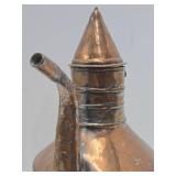 Antique 19th Century Hand Hammered Copper Coffee Pot