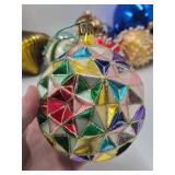 Nice Group of Large Vintage etc Christmas Ornaments