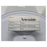 Set of 3 Signed Italian "Tilos" Glass Dome Sconces - Ernesto Gismondi for Artimede