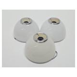 Set of 3 Signed Italian "Tilos" Glass Dome Sconces - Ernesto Gismondi for Artimede