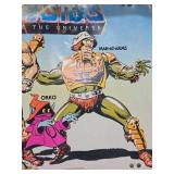 Vintage 1982 HEMAN Masters of the Universe Metal Folding TV Tray