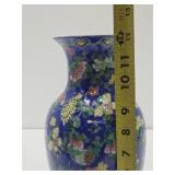 Hand painted 12" Vintage Oriental Vase