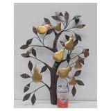 Pear Tree Metal Wall Sculpture