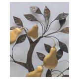 Pear Tree Metal Wall Sculpture