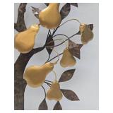 Pear Tree Metal Wall Sculpture