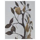 Pear Tree Metal Wall Sculpture