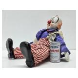Approx 20" Vintage Ceramic Clown Figure