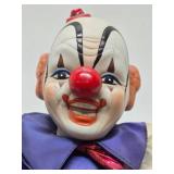 Approx 20" Vintage Ceramic Clown Figure