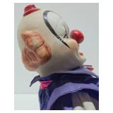 Approx 20" Vintage Ceramic Clown Figure