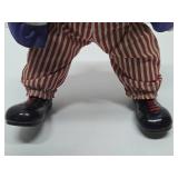 Approx 20" Vintage Ceramic Clown Figure
