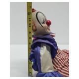 Approx 20" Vintage Ceramic Clown Figure