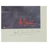 Framed Signed Numbered Print by Les Kouba - "Whistlers