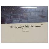 Framed Signed Numbered Print by Les Kouba - "Surveying His Domain" w/Moose