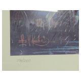 Framed Signed Numbered Print by Les Kouba - "Surveying His Domain" w/Moose