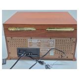 Like-New or New CROSLEY Model CR246 Turntable & CD Player Radio w/Remote
