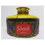 Large Vintage SCHMIDT BEER Advertising Parlor Lamp