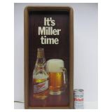 Large Working Vintage MILLER High Life Lighted Beer Sign "It